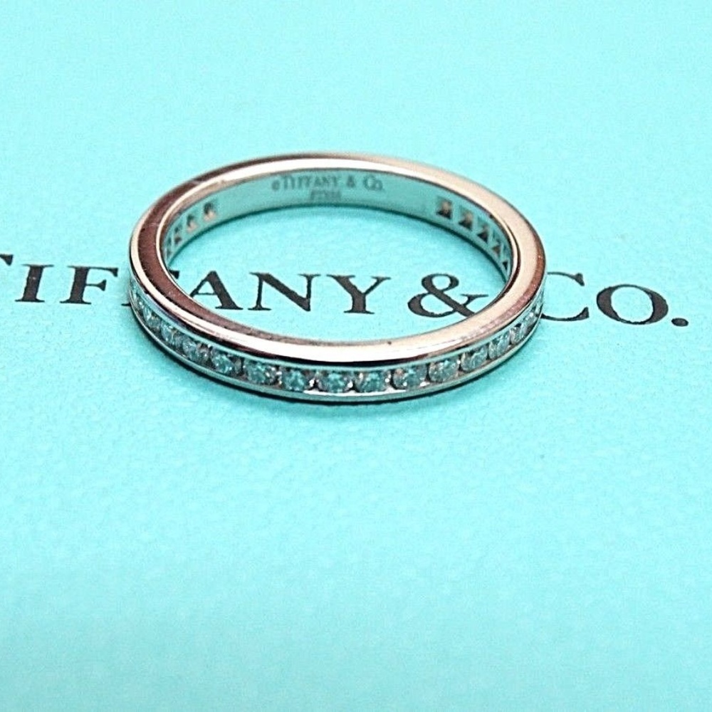 TIFFANY & CO PLATINUM .45 CT DIAMOND Eternity Band